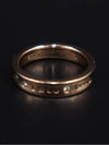 Women s Tiffany Co 18K Rose Gold 1837 2P Diamond Narrow Ring No 11 5 gt Gangbuk used luxury goods - TIFFANY & CO. - BALAAN 4