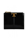 T Timeless Half Wallet Black - TOD'S - BALAAN 2