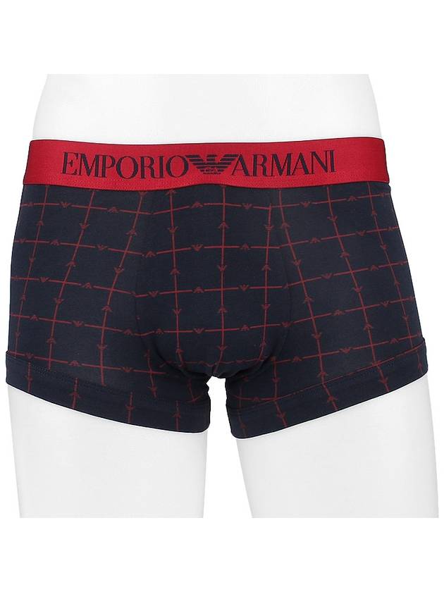 Men's Mix Boxer Trunk Briefs Navy - EMPORIO ARMANI - BALAAN 3