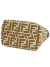 Roll FF Jacquard Small Tote Bag Beige - FENDI - BALAAN 5