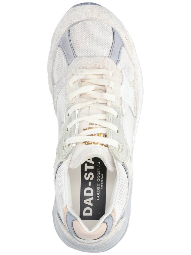 Mesh and Suede Leather Dad-Star Sneakers White Beige - GOLDEN GOOSE - BALAAN 6