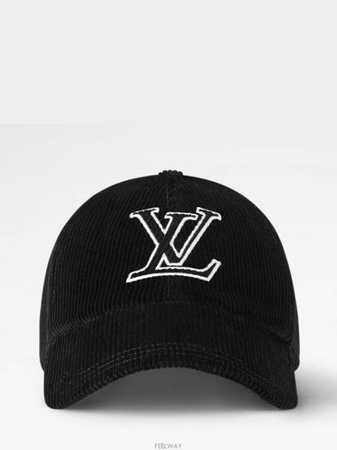 M7784M FLIGHT MODE LV Signature Corduroy Cap - LOUIS VUITTON - BALAAN 1