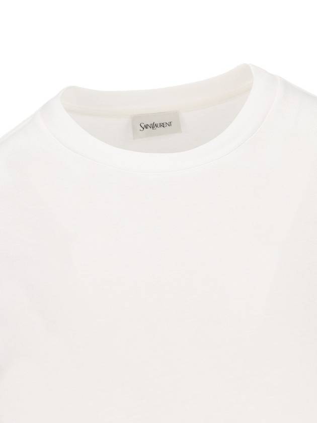 Saint Laurent  T-shirts and Polos White - SAINT LAURENT - BALAAN 3