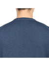 Men's Crew Neck Wool Knit Blue - DRUMOHR - BALAAN 8