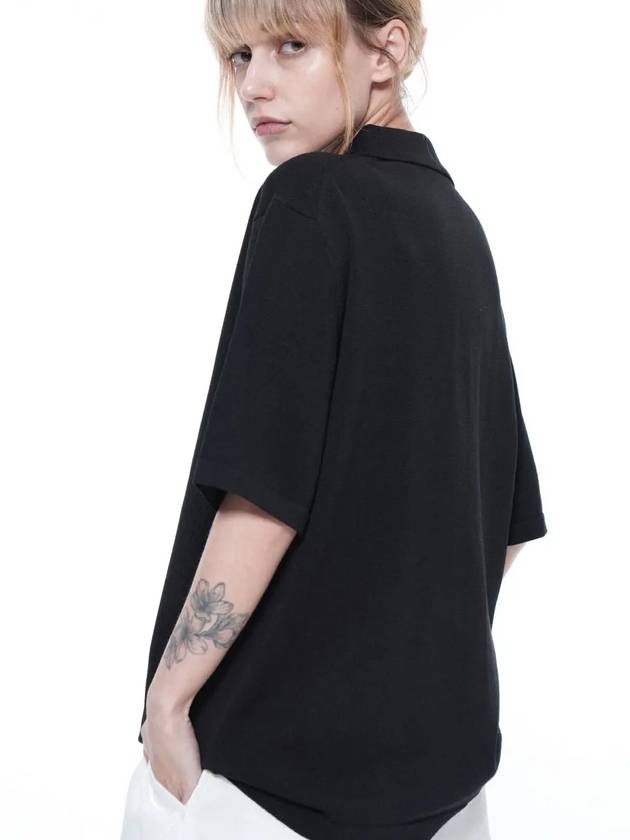 Women s BHKC BK Button Half Knit Cardigan Black - CHANCE'S NOI - BALAAN 3