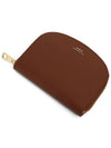 Demi Lune Half Moon Zipper Card Wallet Brown - A.P.C. - BALAAN 7