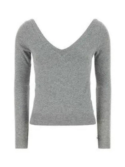 Knitwear 808068YALL2 1403 GRAY CHIINE - SAINT LAURENT - BALAAN 2