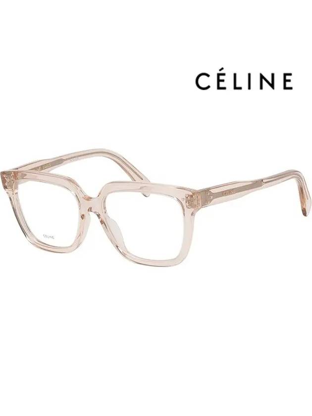 Eyewear Square Glasses Clear Beige - CELINE - BALAAN 2