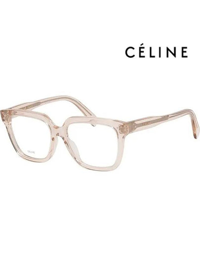 Eyewear Square Glasses Clear Beige - CELINE - BALAAN 2