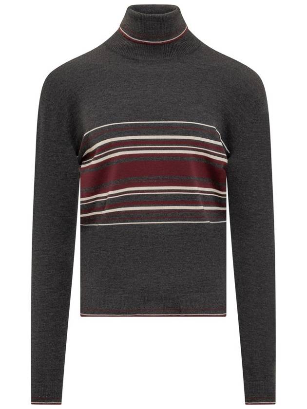 23 fw Striped Wool Turtleneck Sweater Dolce GABBANA GXQ81T JCVG3 S9000 B0230474720 - DOLCE&GABBANA - BALAAN 2