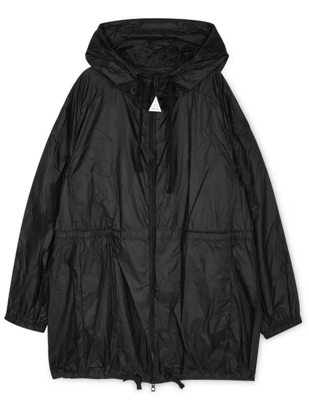 Women's Airelle Hooded Jacket Black - MONCLER - BALAAN 4