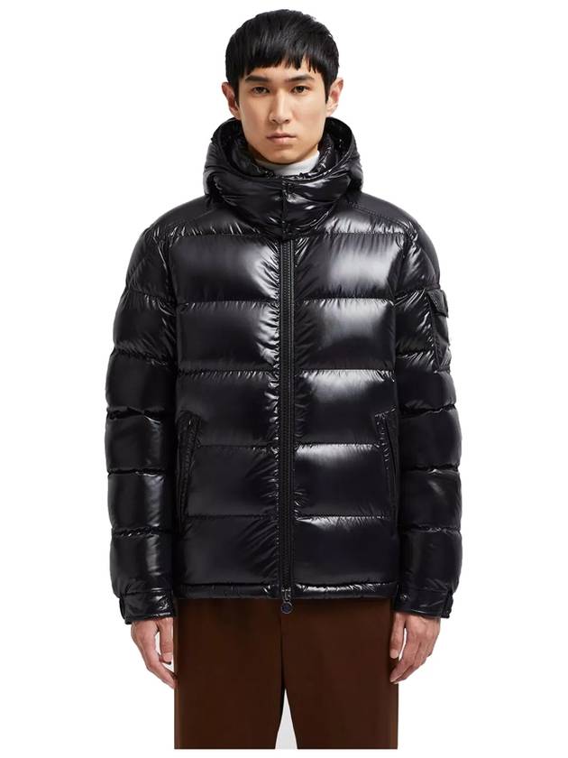 Men's Maya Short Down Padding Black - MONCLER - BALAAN 3