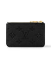 Romy Monogram Leather Card Wallet Black - LOUIS VUITTON - BALAAN 5