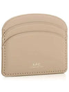 Demi Lune Card Wallet Nude Beige - A.P.C. - BALAAN 5