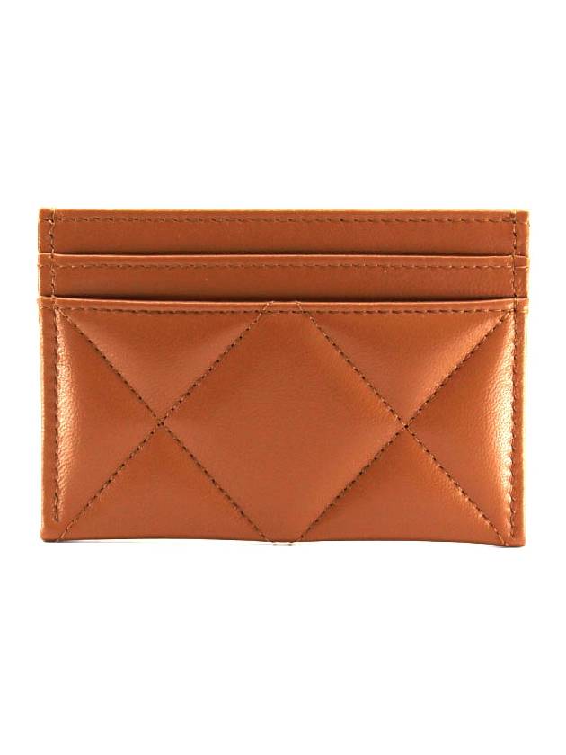 CH 19 Lambskin Brown Card Slot Gold AP1167 CH31WT011BG - CHANEL - BALAAN 3