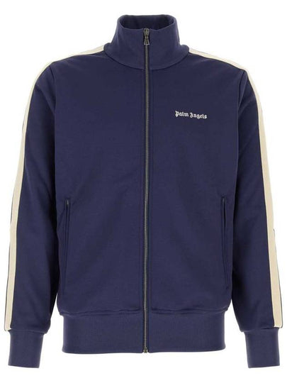 Palm Angels Classic Logo Track Jacket Navy Blue - PALM ANGELS - BALAAN 2