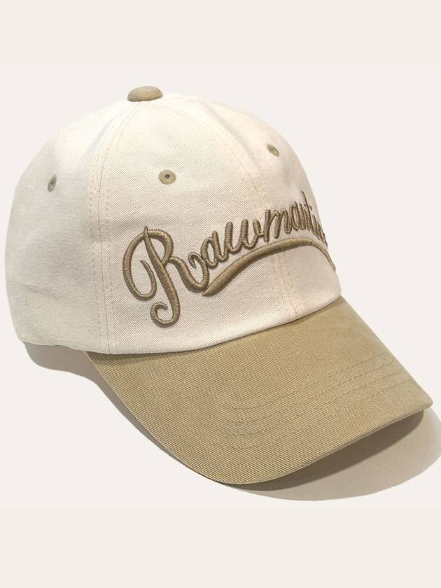 Vintage Creamy Mood Ball Cap Beige - RAWMANTICS - BALAAN 1