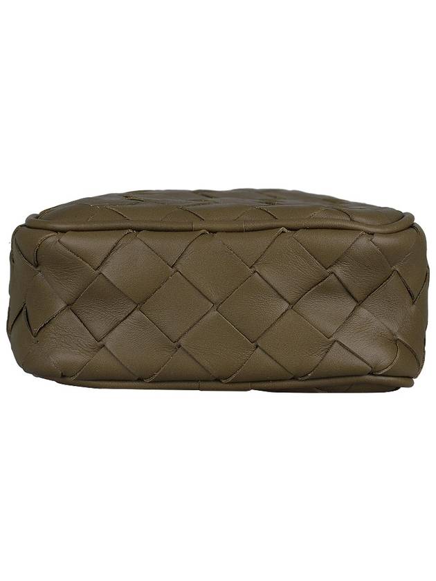 Intrecciato Rectangle Mini Cross Bag Mud - BOTTEGA VENETA - BALAAN 7