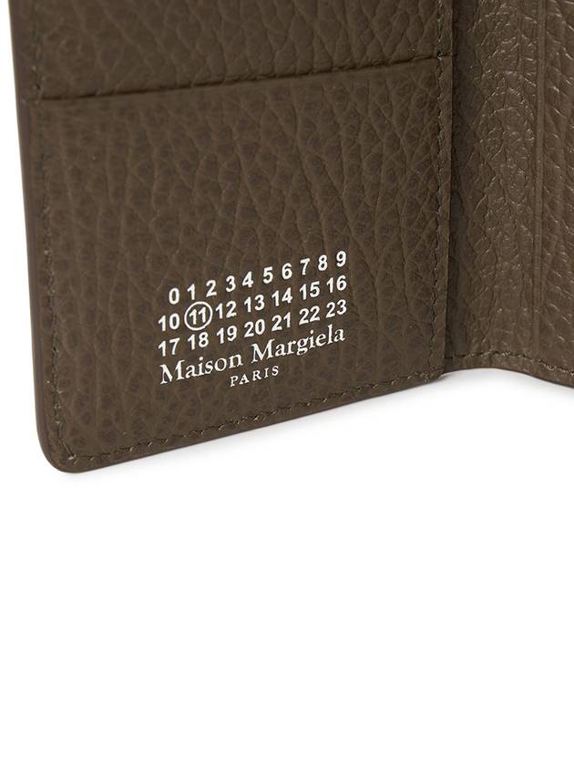 Bovine Leather Card Wallet Brown - MAISON MARGIELA - BALAAN 6