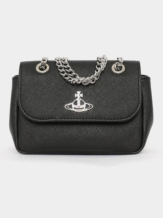 ORB Saffiano Small Cross Women s Shoulder Bag 5C01000CW S000B N401 - VIVIENNE WESTWOOD - BALAAN 1