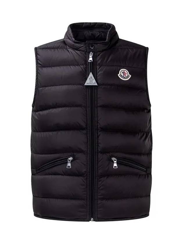 Grilled down vest black - MONCLER - BALAAN 2