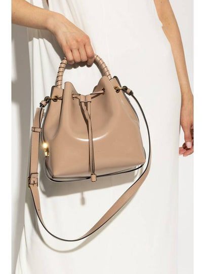 Chloé Shoulder Bag Marcie Type Bucket, Women's, Beige - CHLOE - BALAAN 2