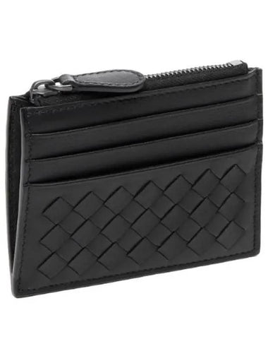 Intrecciato zipper card wallet - BOTTEGA VENETA - BALAAN 1