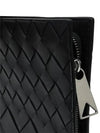 Intrecciato Clutch Bag Black - BOTTEGA VENETA - BALAAN 5