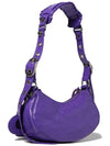 Le Cagole XS Lambskin Shoulder Bag Purple - BALENCIAGA - BALAAN 4