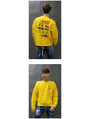 Vintage Back Logo Over Sweatshirt Yellow - OFF WHITE - BALAAN 4