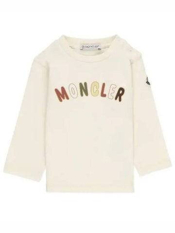 Enfant Kids Logo Printing Crew Neck Sweatshirt 9518D00005B8790N - MONCLER - BALAAN 1