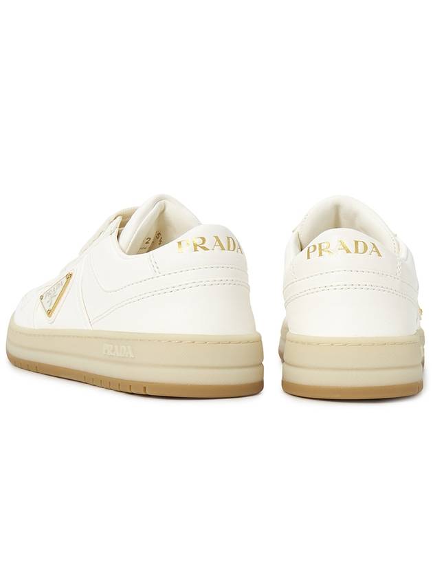 Downtown Nappa Leather Sneakers Ivory - PRADA - BALAAN 7