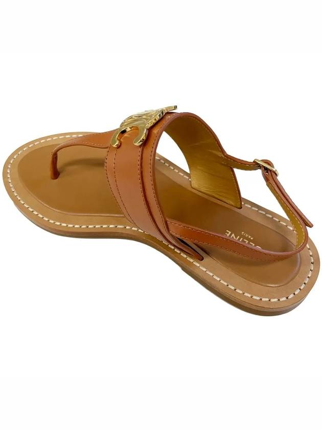 Lympia Triomphe Sandals Brown - CELINE - BALAAN 4