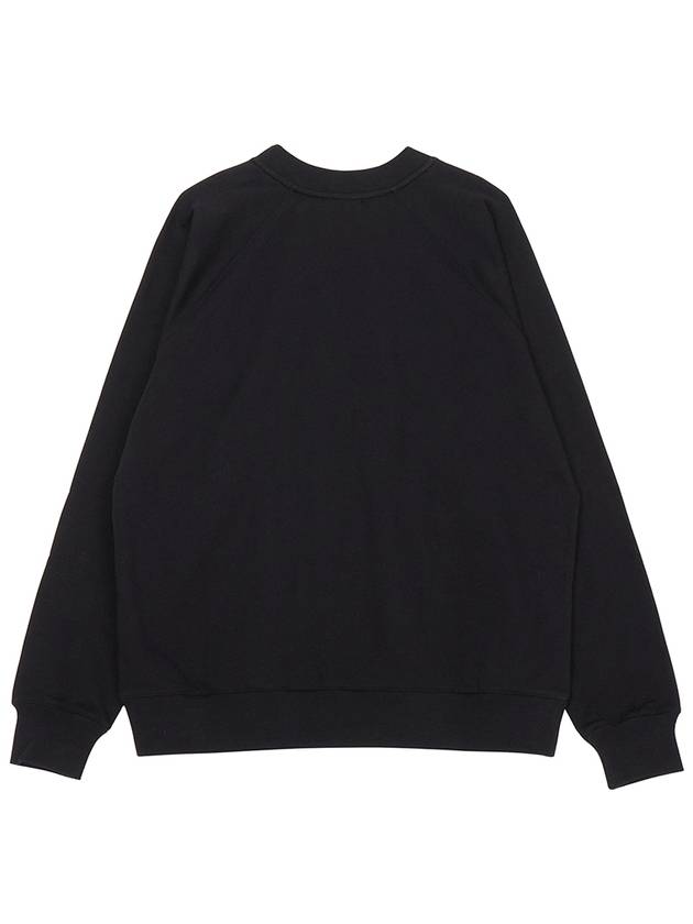 B logo patch cashmere sweatshirt black - BARRIE - BALAAN 3