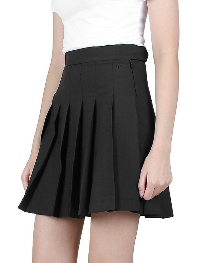 Women's Adina Golf Skirt Skirt Black - J.LINDEBERG - BALAAN 5