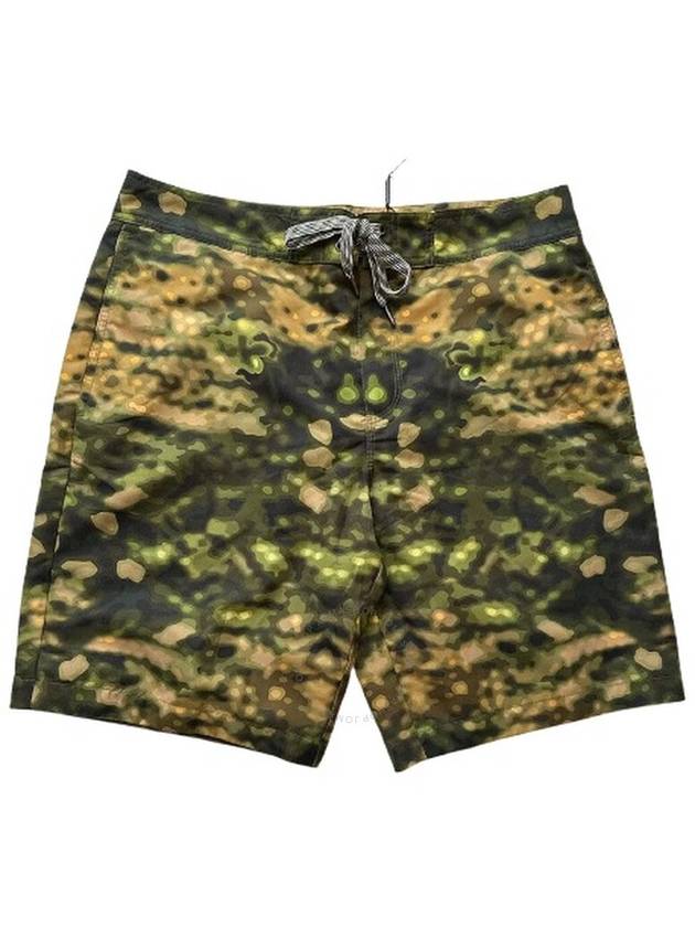 Burberry Breton Camo Print Swim Shorts, Size XXXL - BURBERRY - BALAAN 1