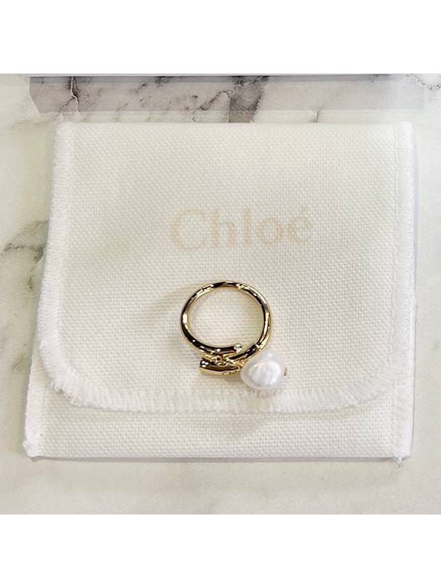 Darcey Baroque Pearl Ring Gold - CHLOE - BALAAN 4