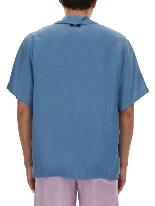 Long Sleeve Shirt 3640ME08X 24701586 BLUE - MSGM - BALAAN 4