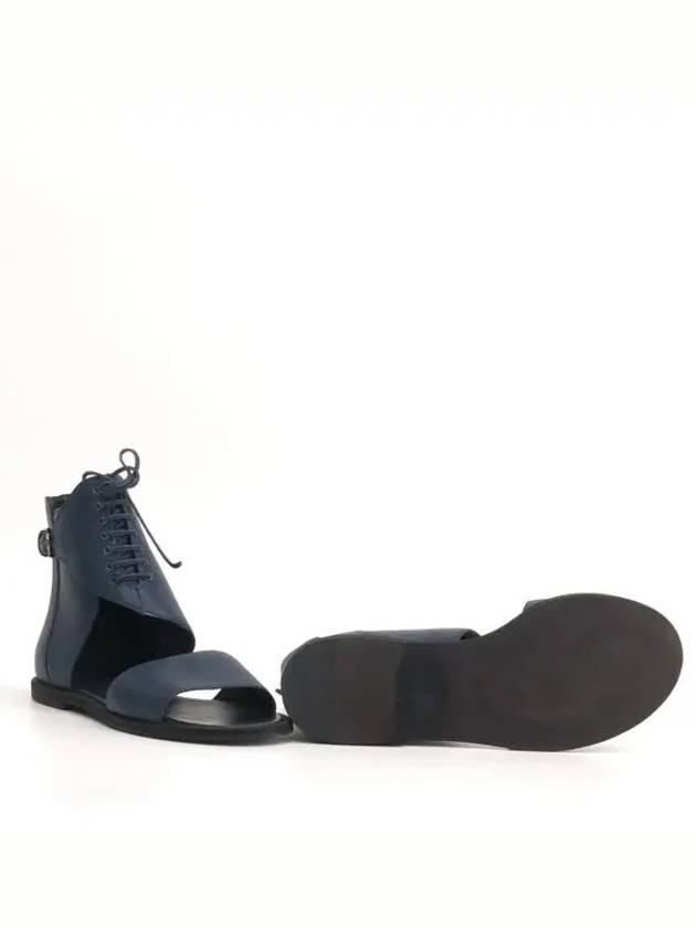 JN22060 Navy Leather Women s Sandals 225MM - JIL SANDER - BALAAN 3