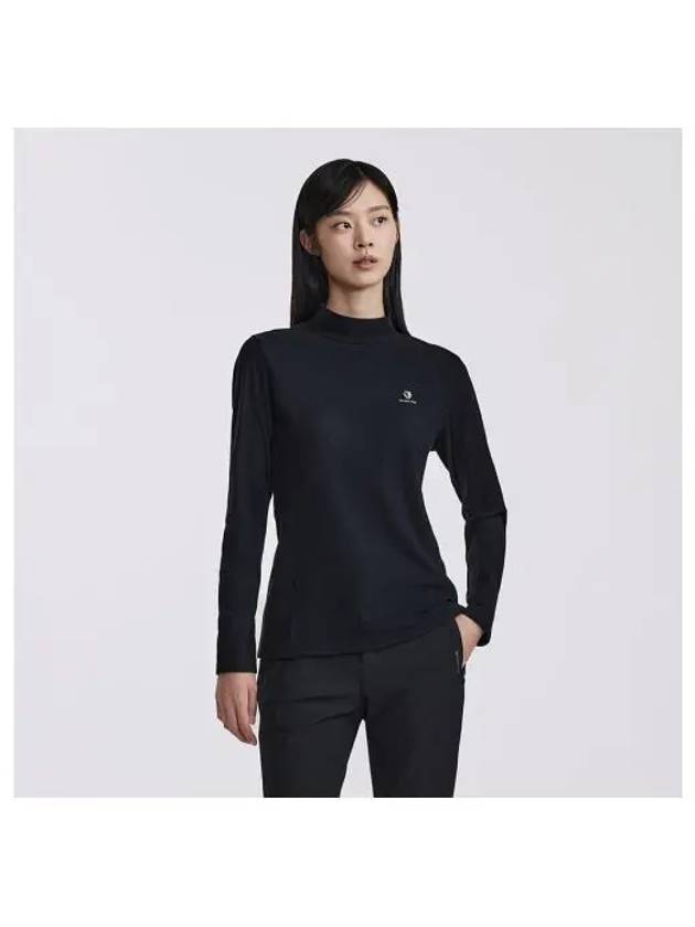 BLACKYAK Women s Makalu Turtleneck T BK - BLACKBROWN - BALAAN 1