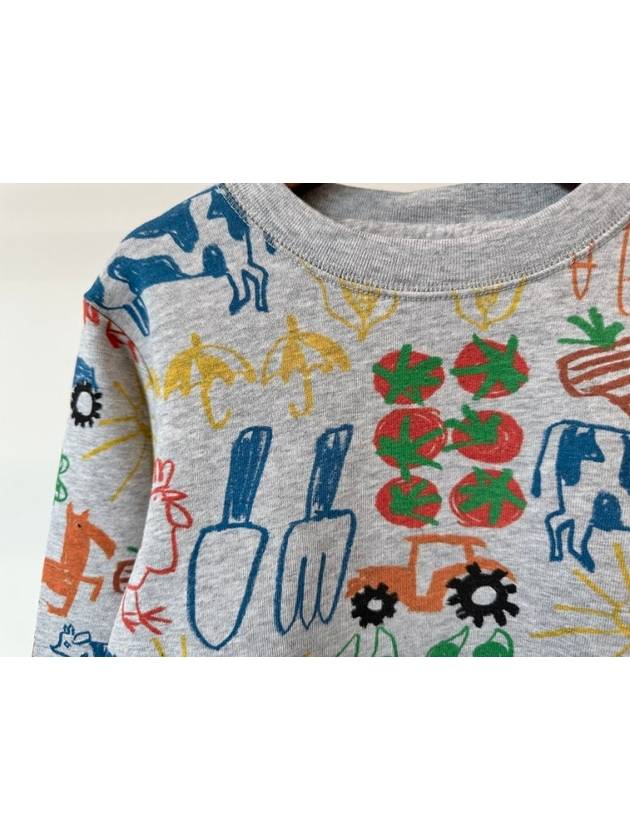 Kids Sweatshirt TV4Q70 Z2156 Gray 6 8A - STELLA MCCARTNEY - BALAAN 2