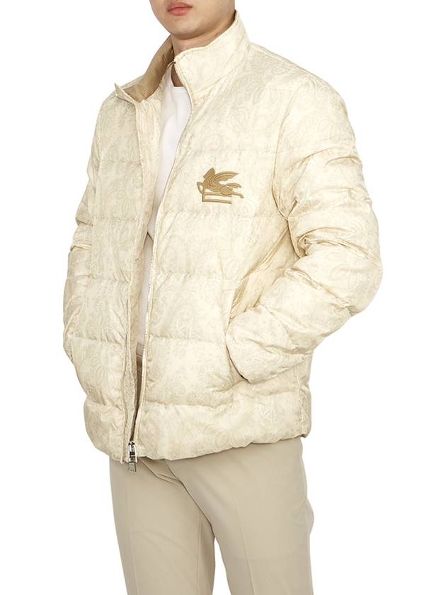 Paisley Print Padding Jacket Ivory - ETRO - BALAAN 7