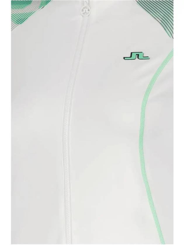 June 3D Sleeve Golf Zip up White GWJS06287 0000 - J.LINDEBERG - BALAAN 5