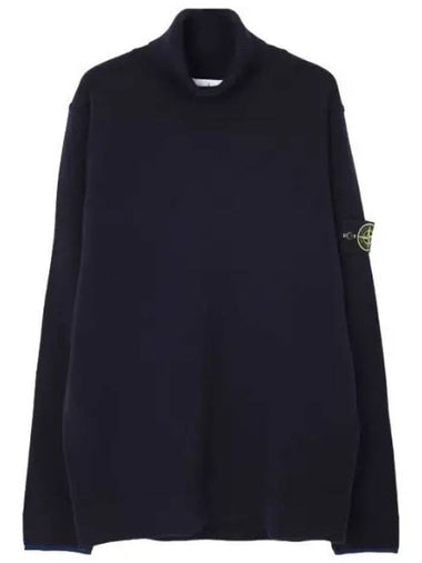 Knit stretch wool turtleneck regular fit - STONE ISLAND - BALAAN 1