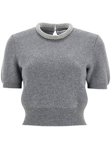 short-sleeved pullover with rh - ALEXANDER WANG - BALAAN 1