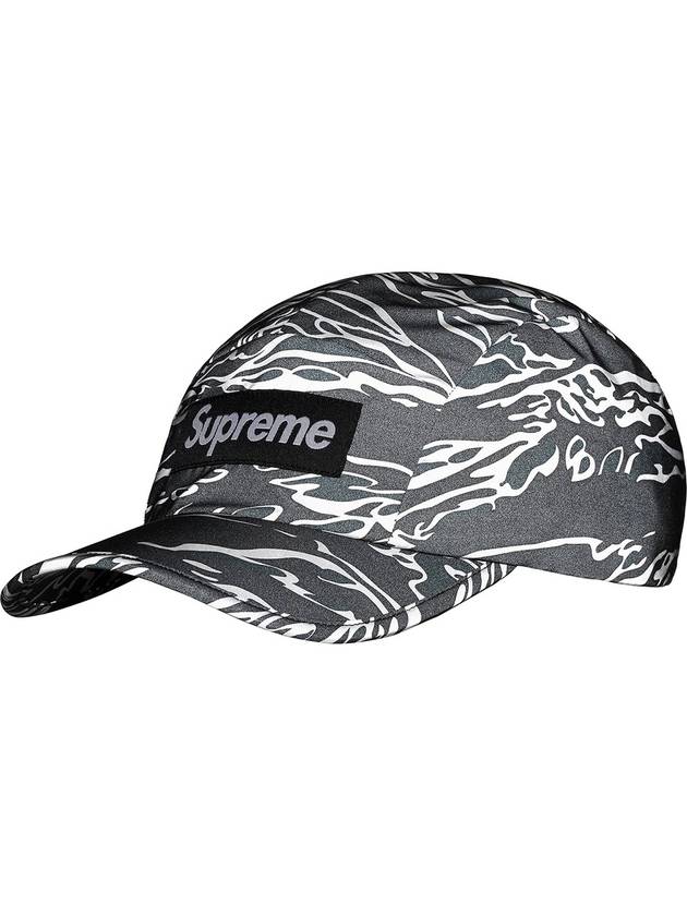 Tiger Camo Reflective Camp Cap Black Tiger Camo Reflective Camp Cap - SUPREME - BALAAN 4