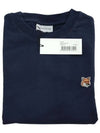 Fox Head Patch Regular Sweatshirt Midnight Blue - MAISON KITSUNE - BALAAN 3