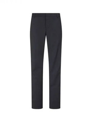 Men s Easy Wool Zipper Pocket Pants Charcoal 271498 - EMPORIO ARMANI - BALAAN 1