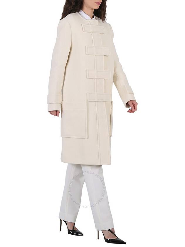 Women's Single Coat White - BURBERRY - BALAAN 4