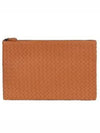 Intrecciato Clutch Bag Brown - BOTTEGA VENETA - BALAAN 2